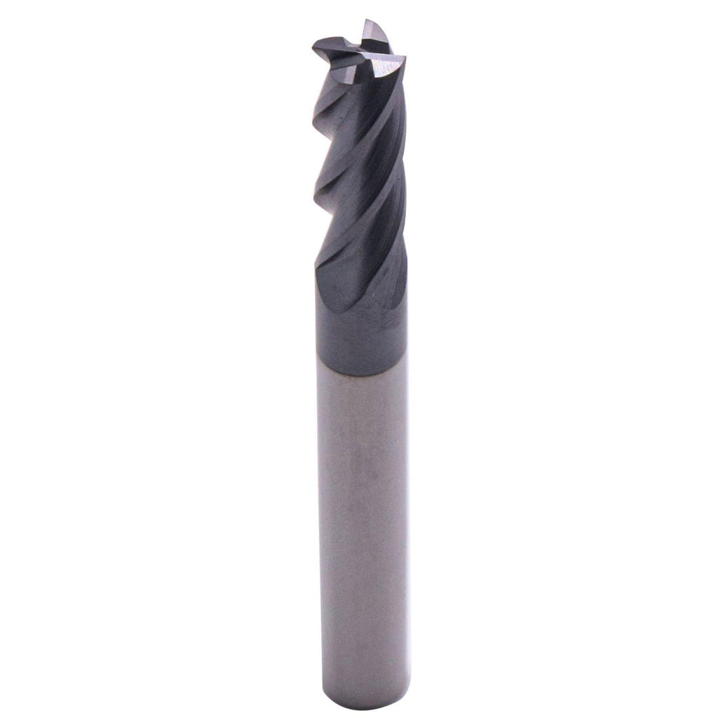 SEFHLI 4 Flute Solid Carbide Square End Mill Set(5Pcs, 1/4in), AlTiN Coated