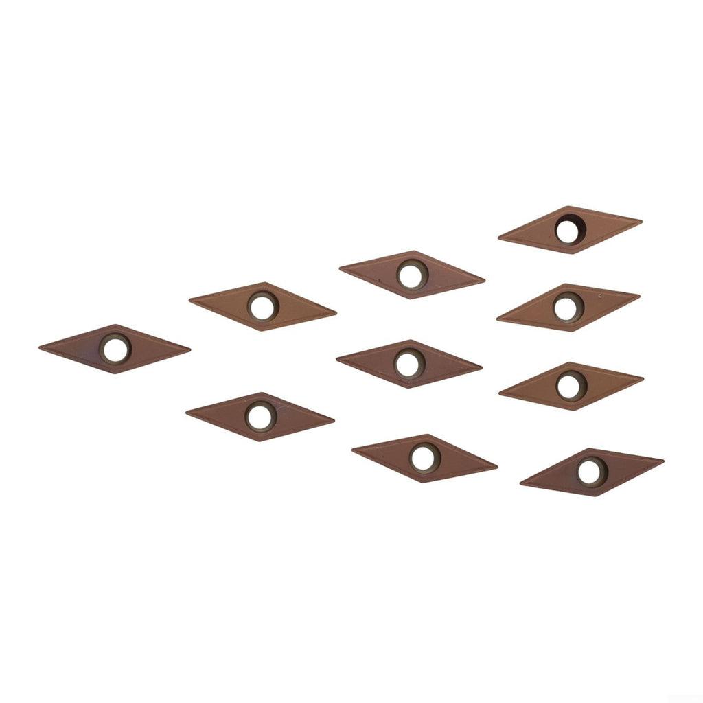 VCMT160404 Carbide Inserts 10pcs Gold for Lathe Turning