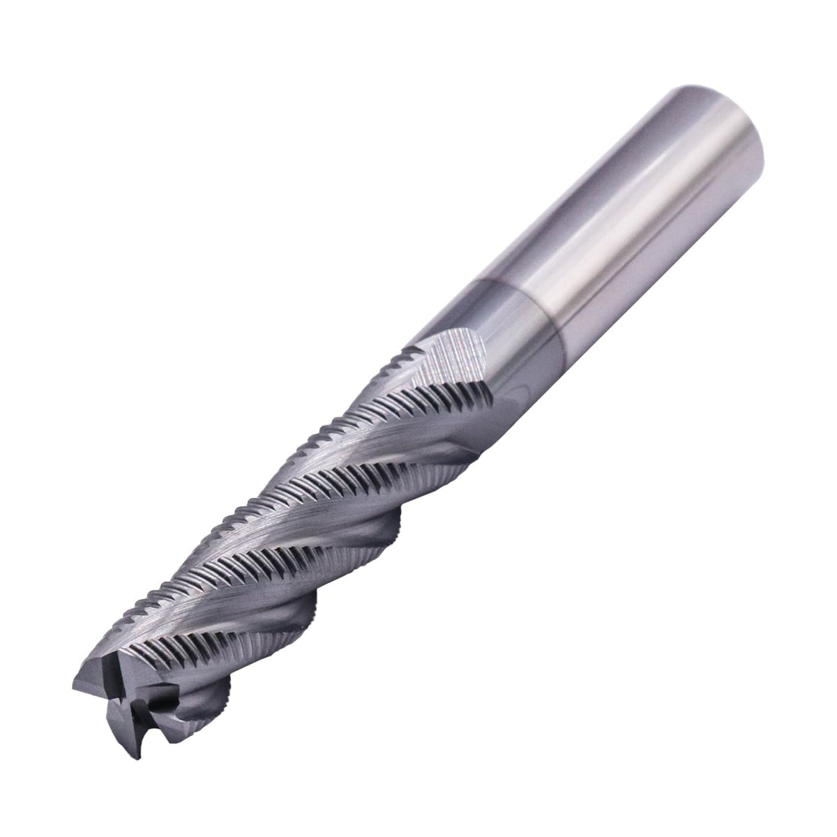 4 Flute Solid Carbide Long Roughing End Mill(1Pc, 1/2"), ALCrSiN Coated