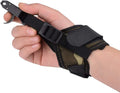 Archery Compound Bow Release Aid Trigger Caliper Shooting Camo/Black Design - Adjustable Black Wrist Strap (Pack of 1)