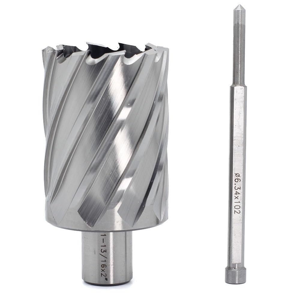 OSCARBIDE 1-13/16" x 2" HSS Annular Cutter 3/4" Weldon Shank Mag Drill Bit