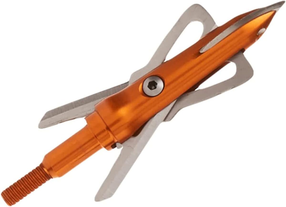 Crossbow X, 2-Blade Archery Arrow Broadhead, 100 Grain with Shock Collar Technology (3-Pack)