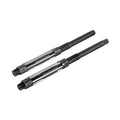 uxcell 2pcs 11.75-12.75mm, 12.75-13.75mm Adjustable Hand Reamer High Speed Steel H8 6 Straight Flute Milling Cutter Tool