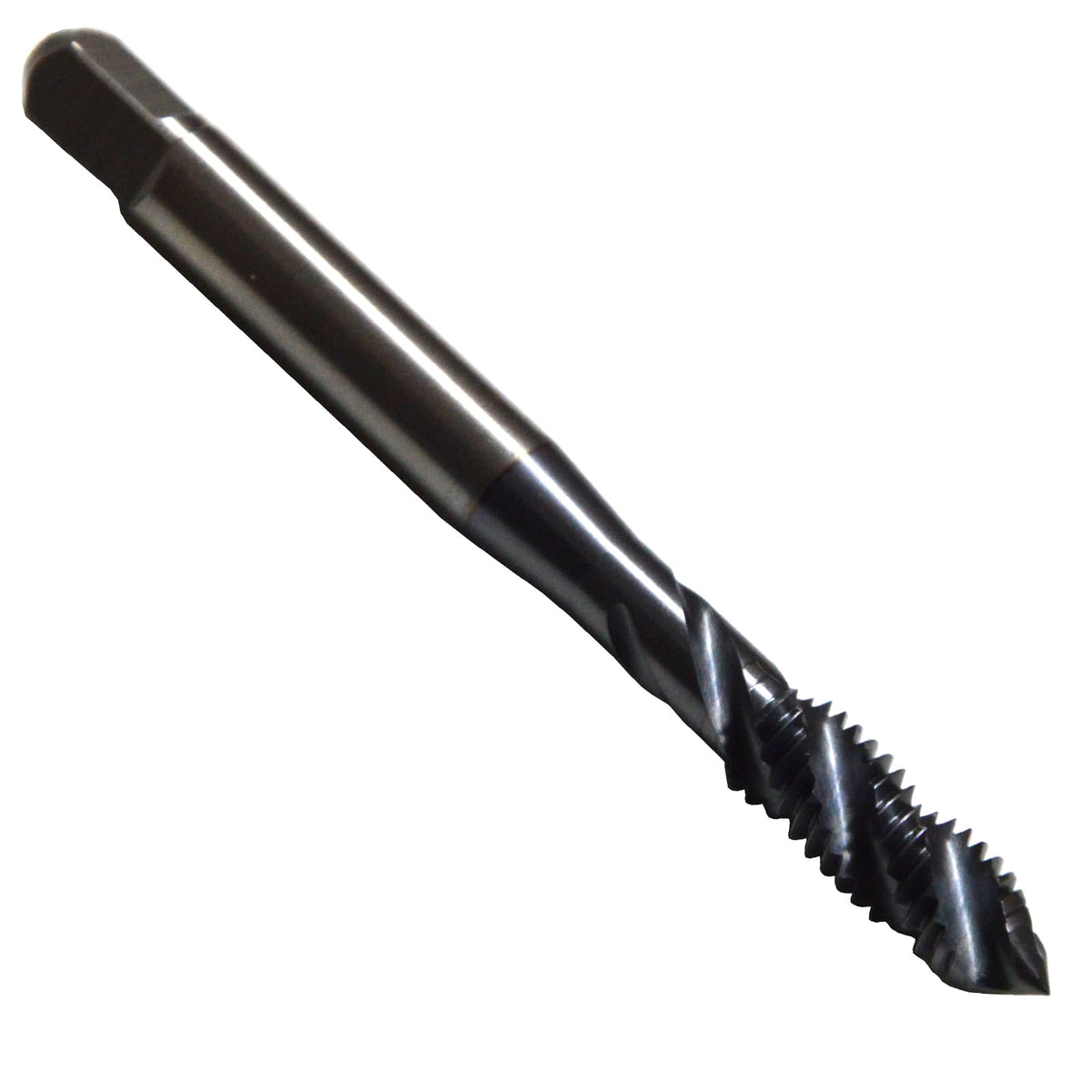 WKSTOOL 4-48 UNF P1 2Pcs/Set TiCN Coated High Speed Steel Precision Spiral Flute Taps Hole Threading Tapping Tools for Alloys Steels