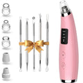 Blackhead Remover Pore Vacuum with 5 Attachments, 3 Suction Levels (Pink)