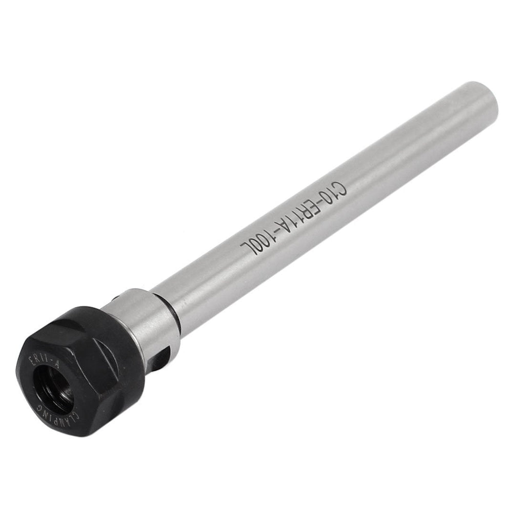 uxcell C10 ER11A 100L Collet Chuck Holder Straight CNC Milling Extension Rod for CNC Lathe Milling Tool