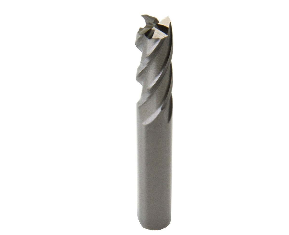 WKSTOOL 1/2 Dia M2 High Speed Steel HSS 4-Flute Square Endmill Cutter, CNC Grinded Router Bits Precision Milling Slotting Tool for Aluminum, Copper, Carbon Steel, Cast Iron, Steel
