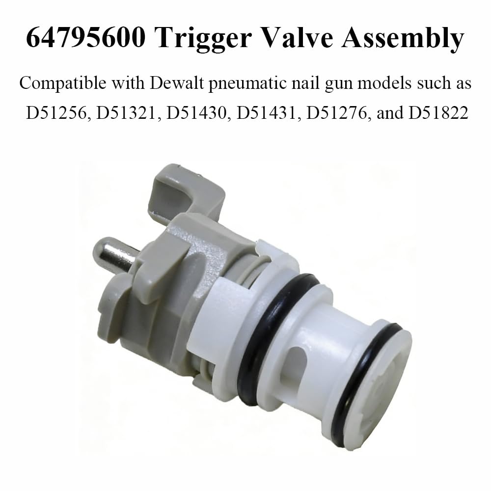 TOP-MAX 2‑in‑1 Nailer Repair Set D51844 O‑Ring Kit & 64795600 Trigger Valve