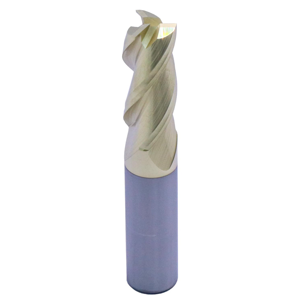 BestParts 1/2" 3 Flute Solid Carbide End Mill for Aluminum - ZrN Coated