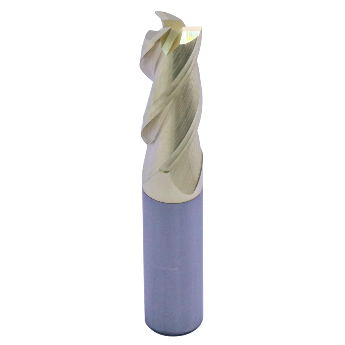 BestParts 1/2" 3 Flute Solid Carbide End Mill for Aluminum - ZrN Coated