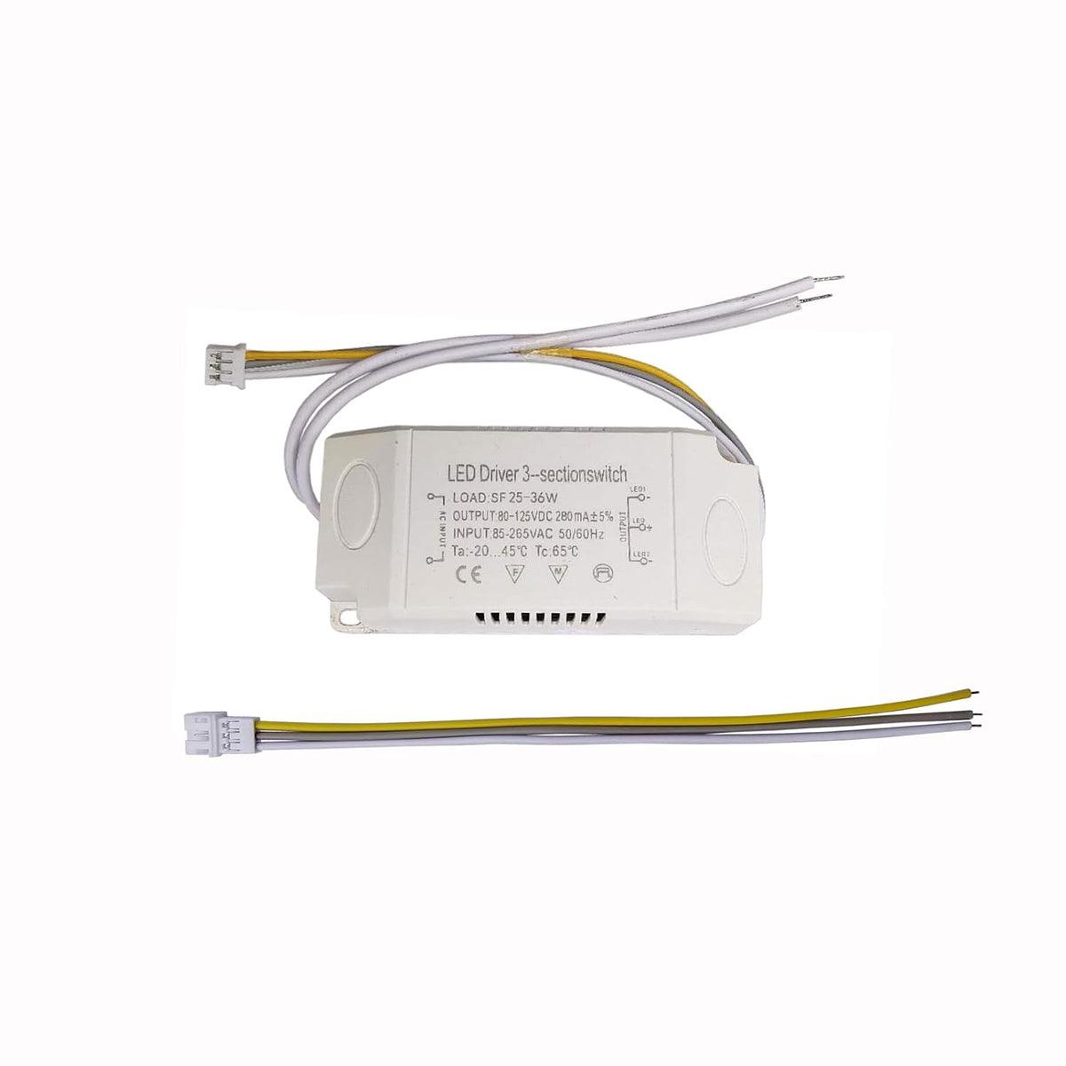 LED Driver 25-36W for Multi-Color Ceiling Strip Spot Light Module Panel, Replacement LED Power Supply Adapter Starter Transformer, Input AC85-265V Output DC80-125V