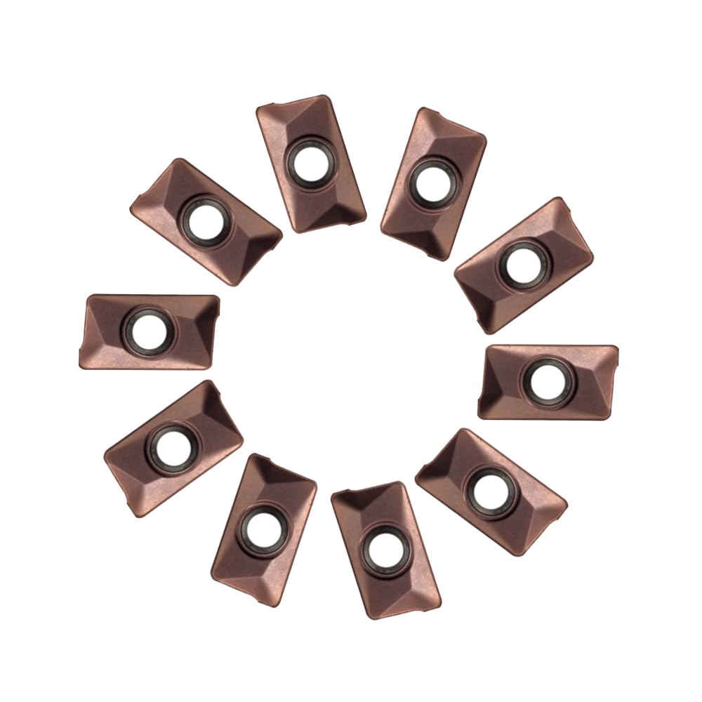 YUFUTOL Carbide Milling Inserts APKT11T308 10 Pieces