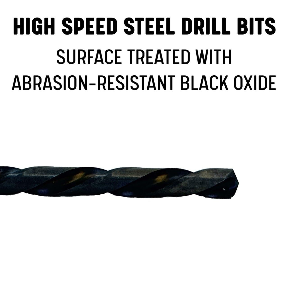 Drill America - DWD21J-LH-SET 21 Piece Left Hand High Speed Steel Drill Bit Set (1/16" - 3/8" x 64ths), DWDLH Series