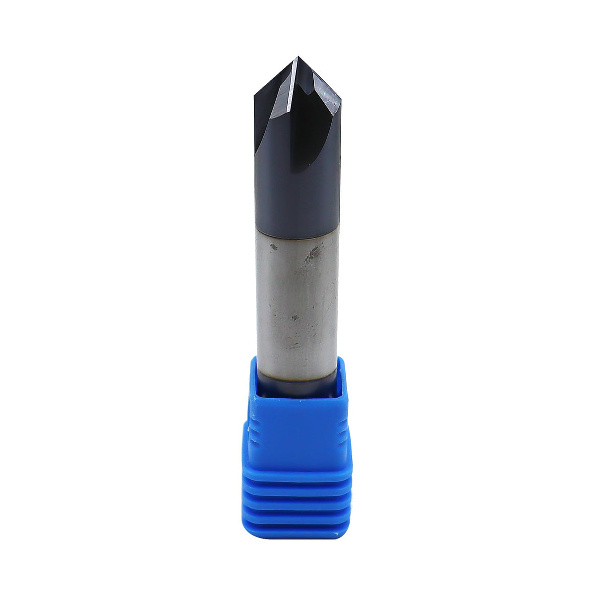 1/2in Solid Carbide End Mill, Chamfer Mill-Double End, 4 Flutes
