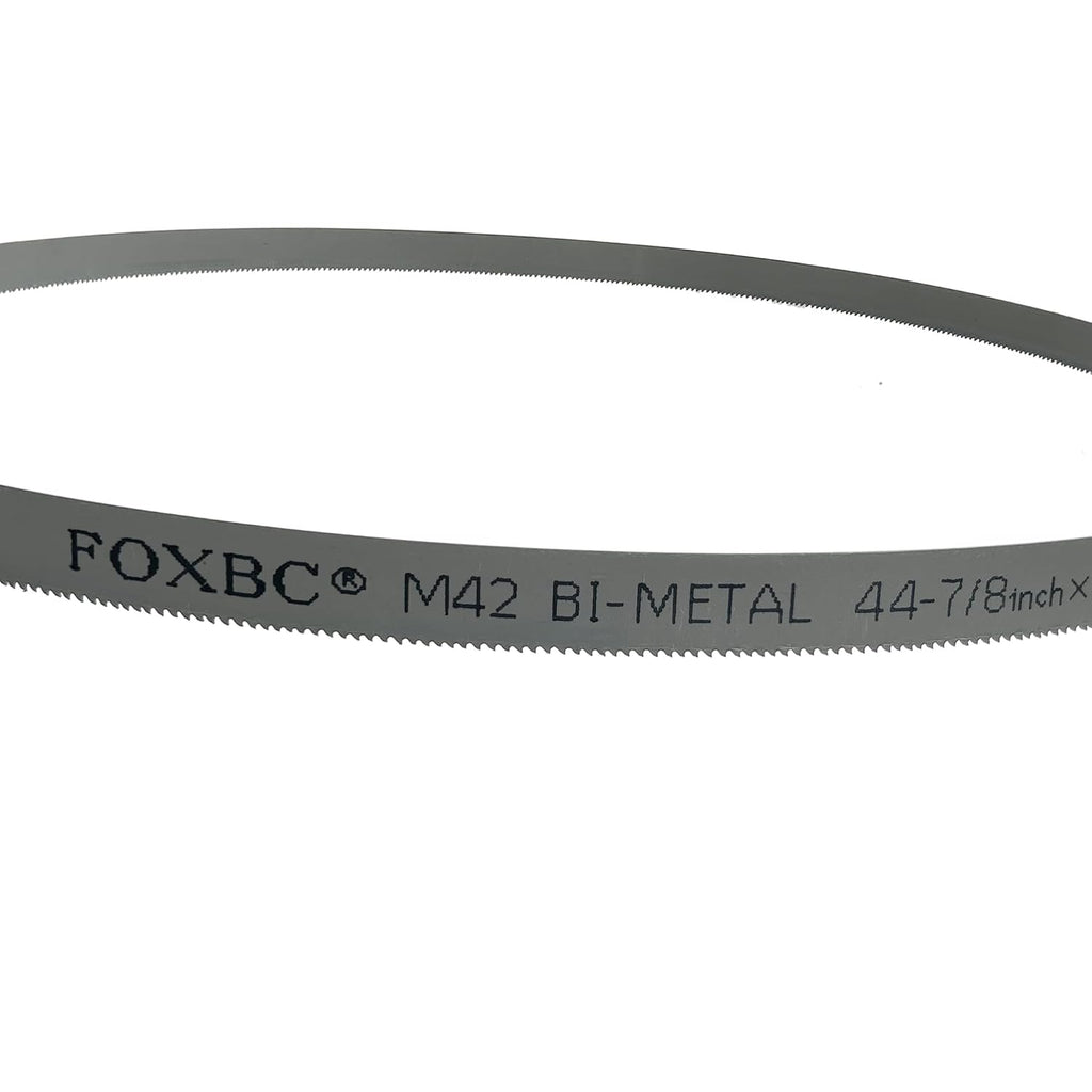 FOXBC 44-7/8-inch Bandsaw Blades 12/16 TPI, 44-7/8" x 1/2" x .020" 12/16 TPI, Replacement for DeWalt, Milwaukee Portable Band Saw, 3-Pack