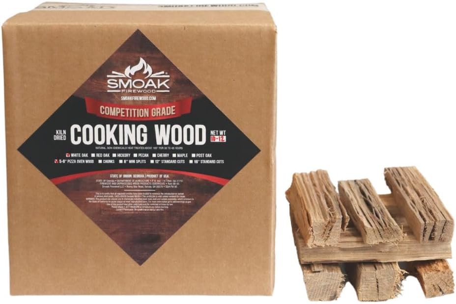 Cooking Wood Mini Splits - USDA Certified Kiln Dried (Maple, 5-6in Tiny Pizza Oven Wood) for Portable Pizza ovens