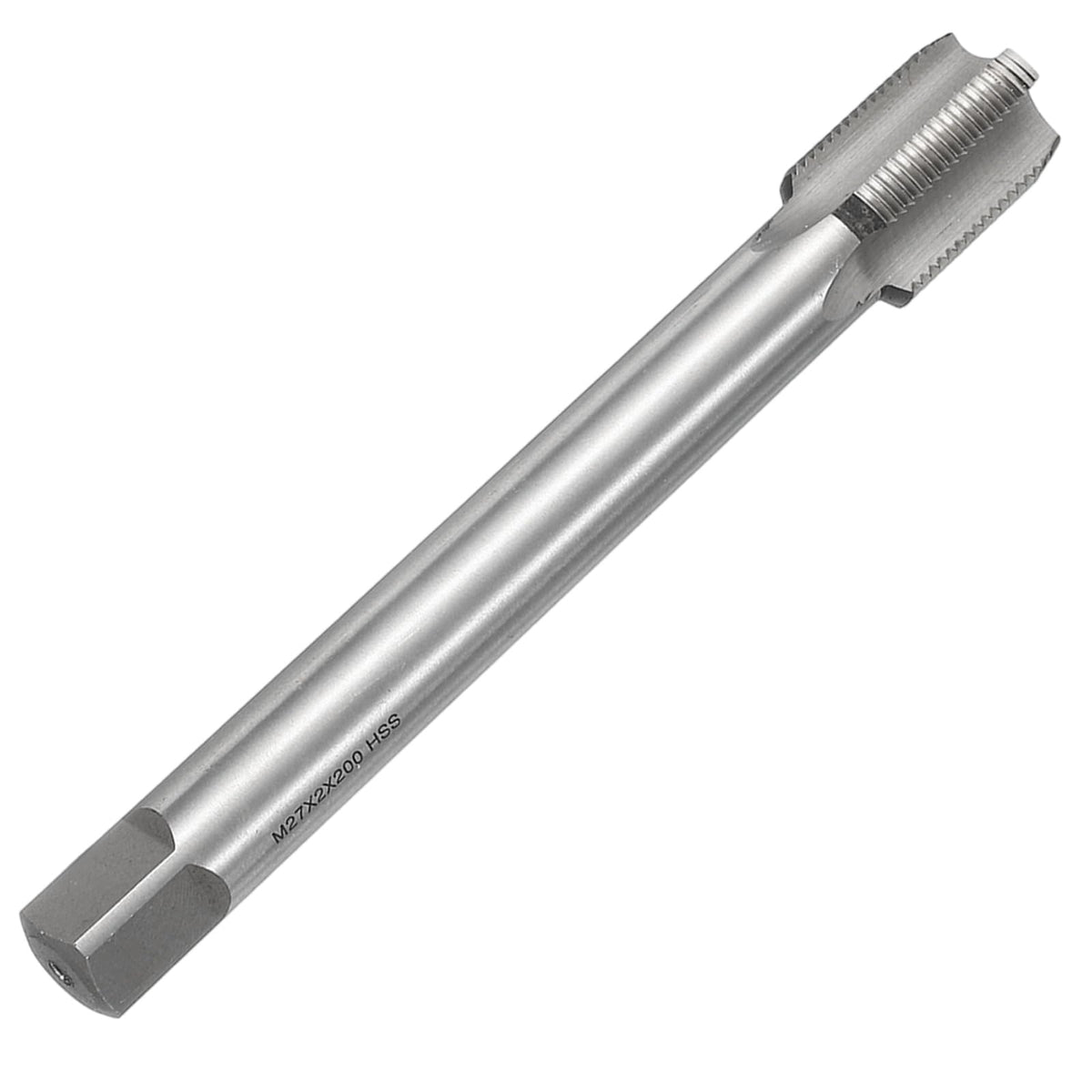uxcell Metric Thread Tap M27 x 2 H2 200mm Extra Long Straight Flute