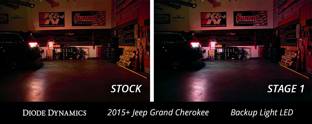 Diode Dynamics Backup LED Bulbs compatible with Jeep Grand Cherokee 2015-2026 (four)