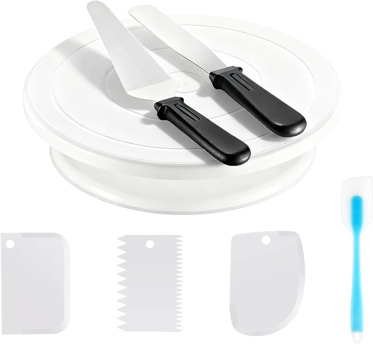 Cake Decorating Kit with Turntable Baking Supplies for Beginner Pros