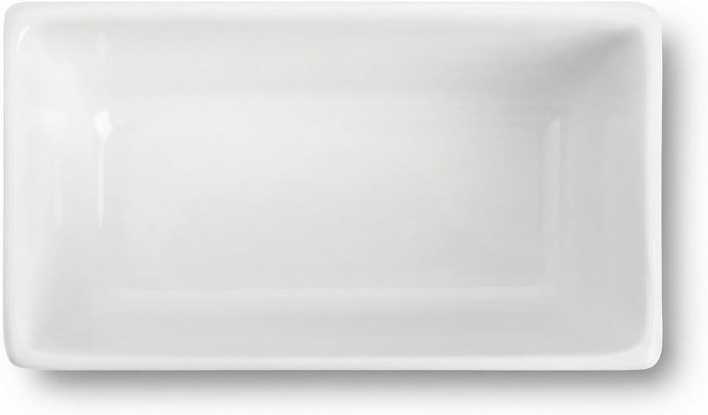 Set of 6 White Ceramic Sugar Packet Holders, 5 oz Porcelain Sweetener Packet Organizer, Sugar Bag Caddy Tea Packet