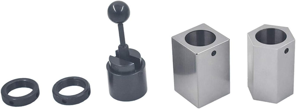 5C-CB 5C Collet Block Set - Milling Machine Collet Blocks: Hex, Square & Closer (1/16-1-1/16 Capacity)