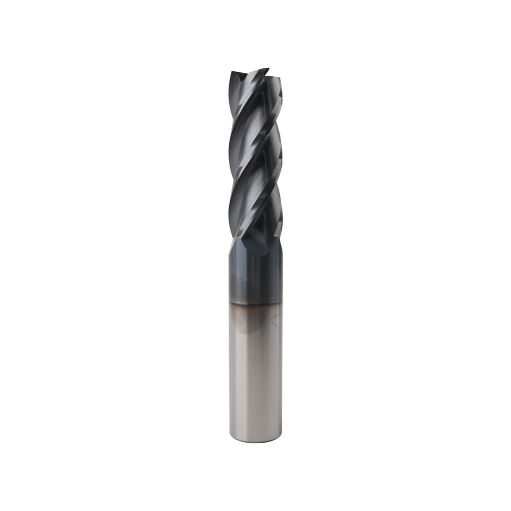 Zorqon 3/4'' Carbide Long End Mill, 4 Flute, AlTiN Coating