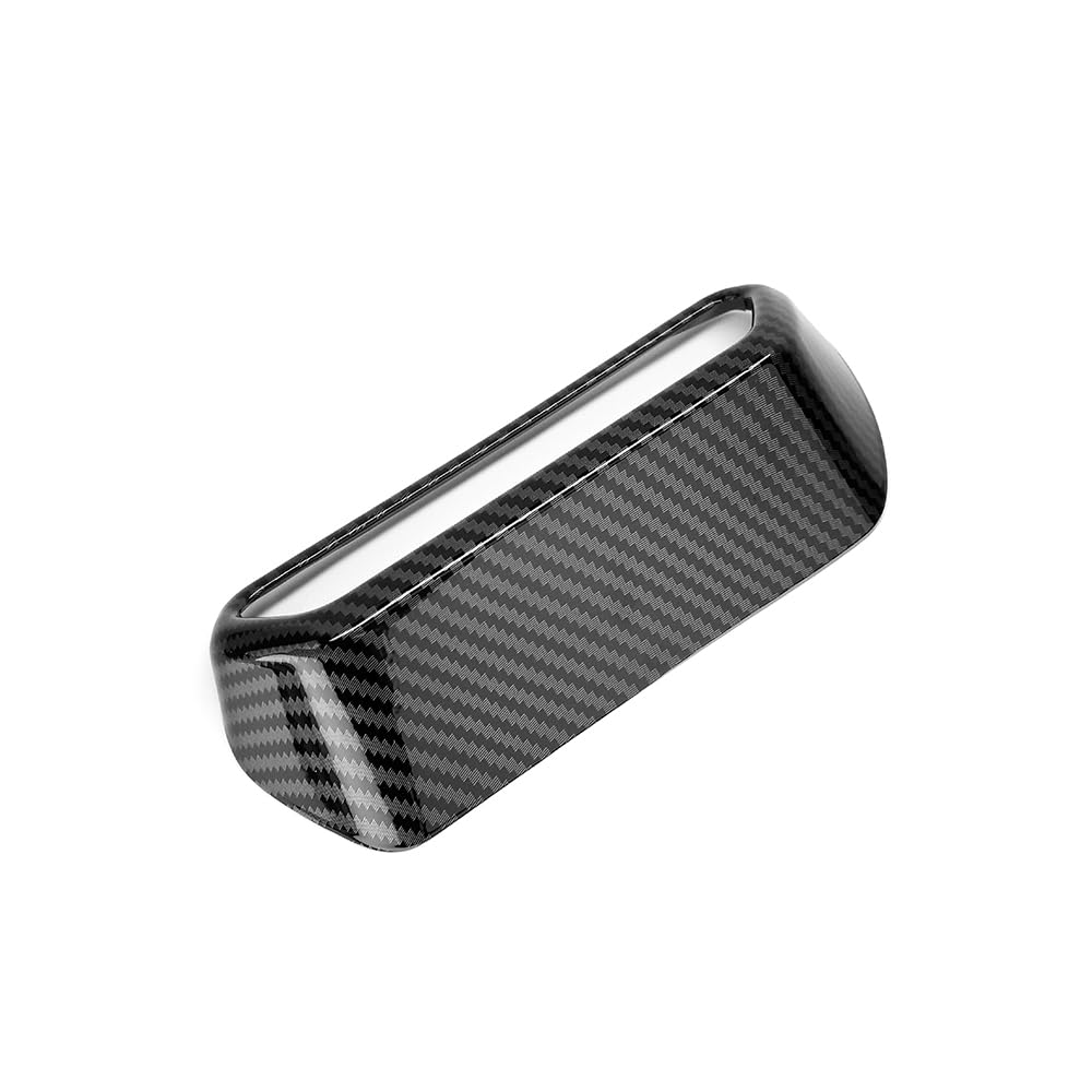 JUIVEEL Headlight Adjustment Switch Button Cover Trim,Front lamp Adjusting Part Cover Compatible with Kia K4 2025-2026 Accessories (Carbon Fiber Style)