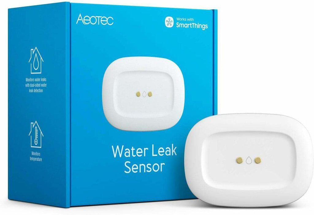 SmartThings SmartThings Water Leak Sensor, ZigBee, Battery Powered, Smart Home Hub Compatible
