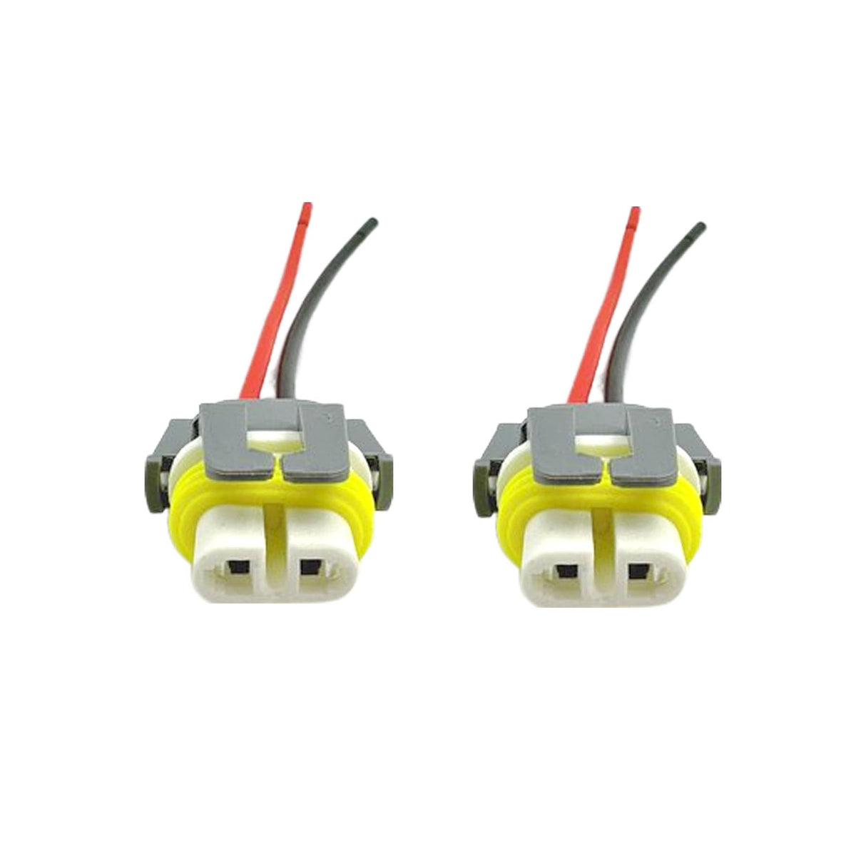 4Pcs H11 Ceramic Bulb Socket Adapter Connector Wiring Harness for Headlight Light Fog Use Car