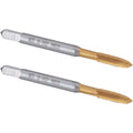 Burkit 2pcs M3.5 Titanium Coated Spiral Point Tap