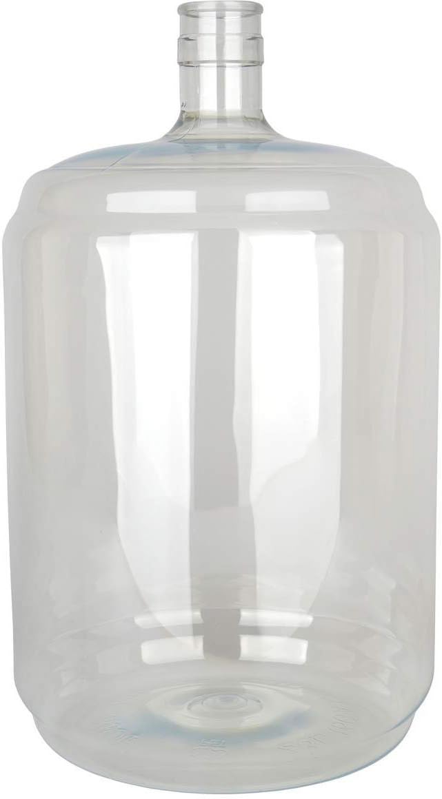 FastRack 5 Gallon Carboy (PET) | Clear Plastic Fermenter & Fermentation Jar | Food Grade BPA-Free Wine Carboy 5
