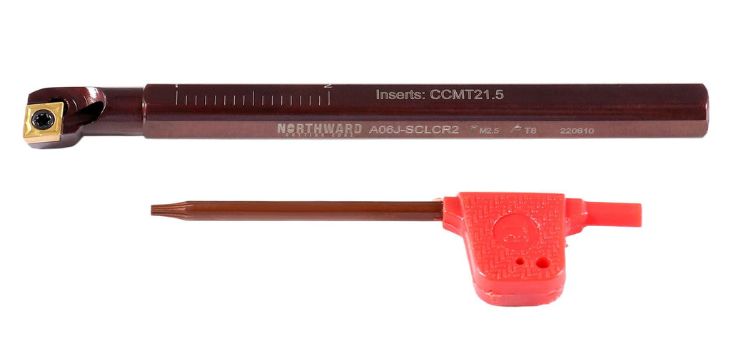 Accusize 3/8" Right-Hand SCLCR Coolant Through Indexable Boring Bar