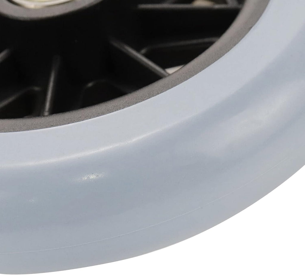 Wealrit 2 Pack Replacement Wheels for Wheelchairs - 5 Inch (Gray)