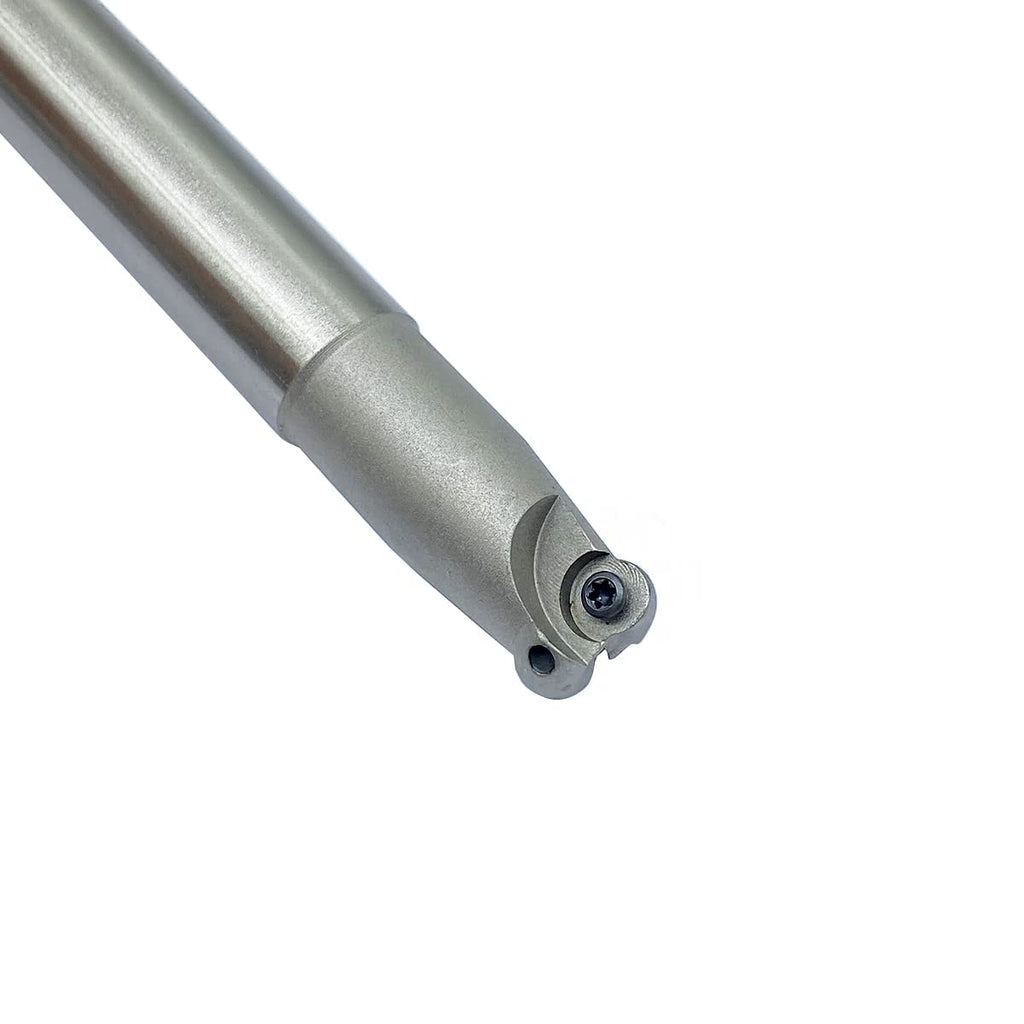 GBJ EMR R4 Round Nose Indexable End Mill Holder Milling Cutter Arbor for RPMT08 Carbide Inserts Holder milling Face milling Slotting (EMR C16-4R16-200L)