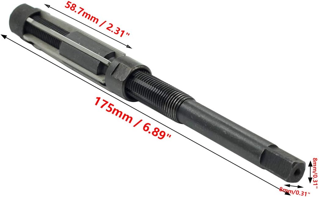 Adjustable Hand Reamer Square End Hole Cutting Tool Range 17-19mm