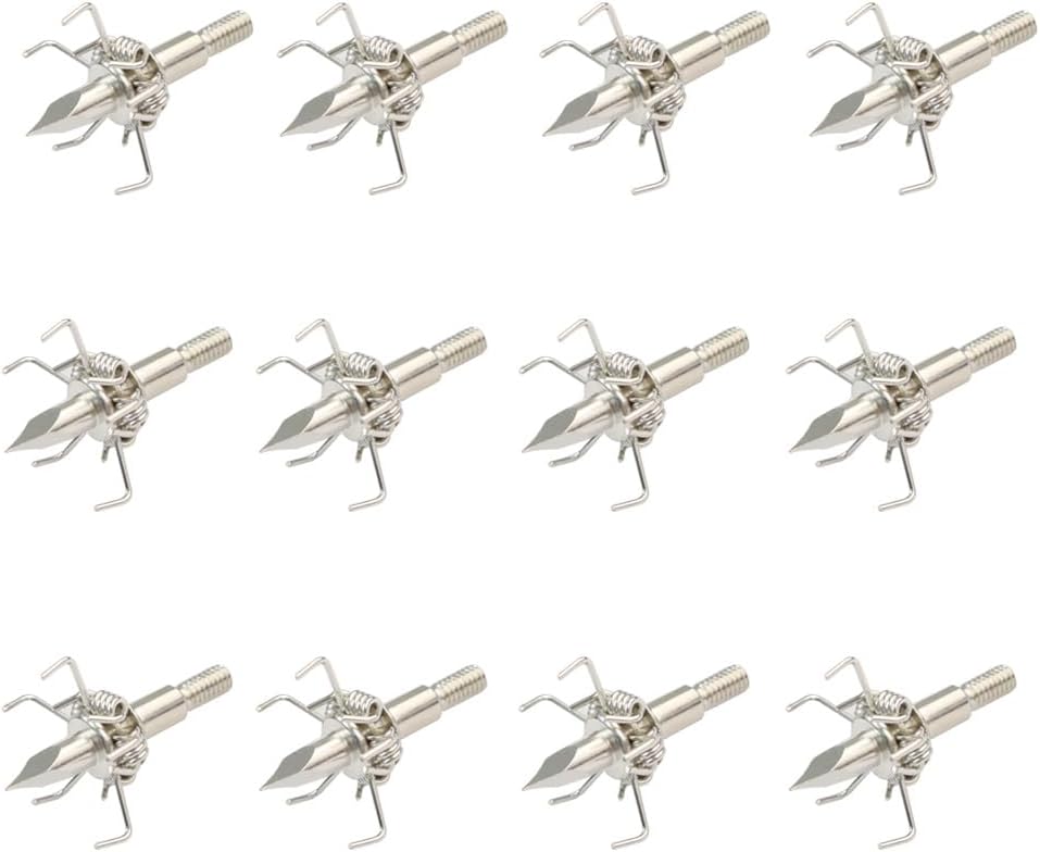 Broadheads 100 Grain Archery Hunting Small Game Sharp Judo Hammer Crossbow Compound Recurve Bow Arrow Tips