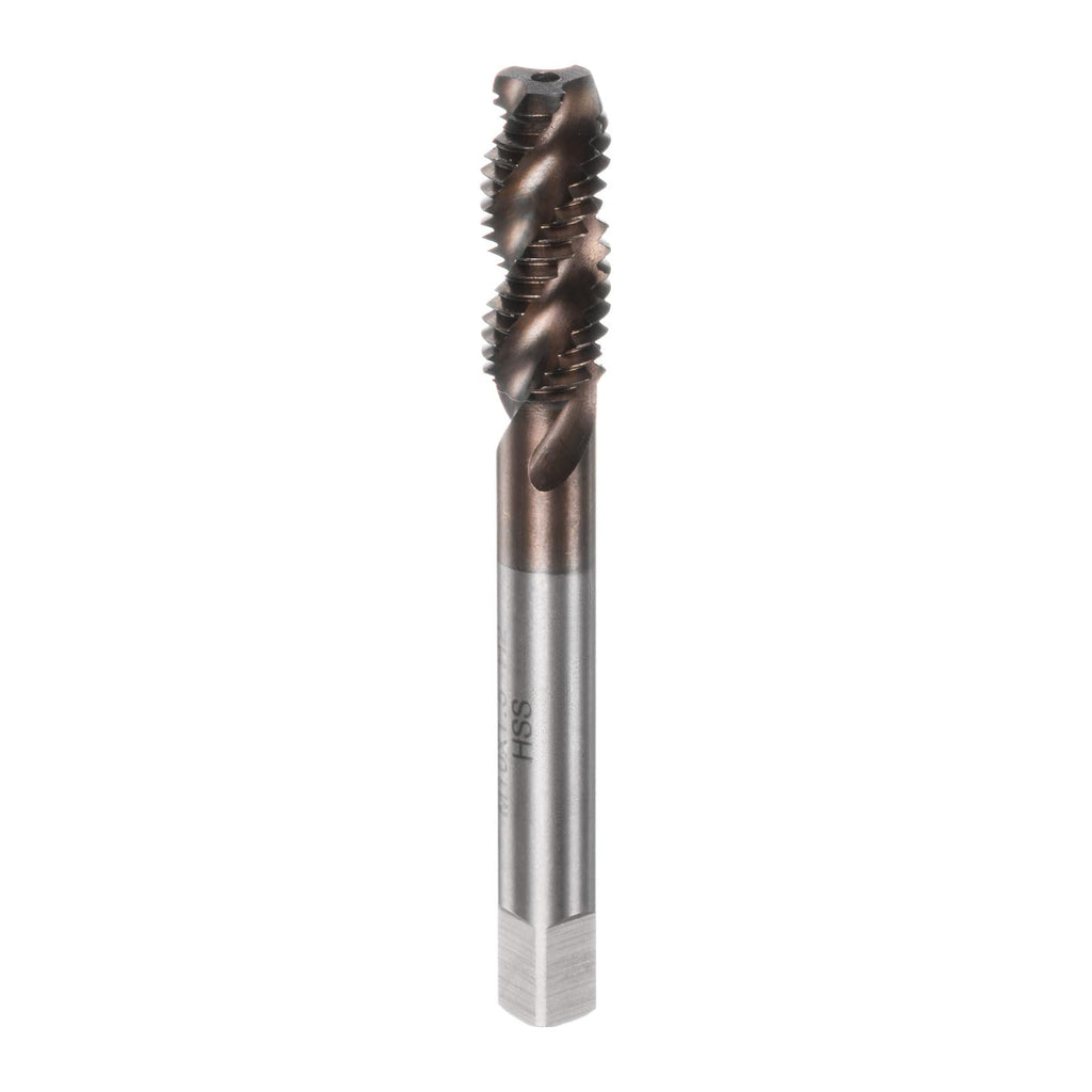 HARFINGTON Metric Spiral Flute Tap M10 x 1.5 AlTiN Coated M35 High Speed Steel Machine Screw Thread Milling Tap Tapping Threading Tools