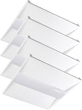 2x2 LED Troffer Drop Ceiling Light,5600LM,0-10V Dimmable,4 Pack