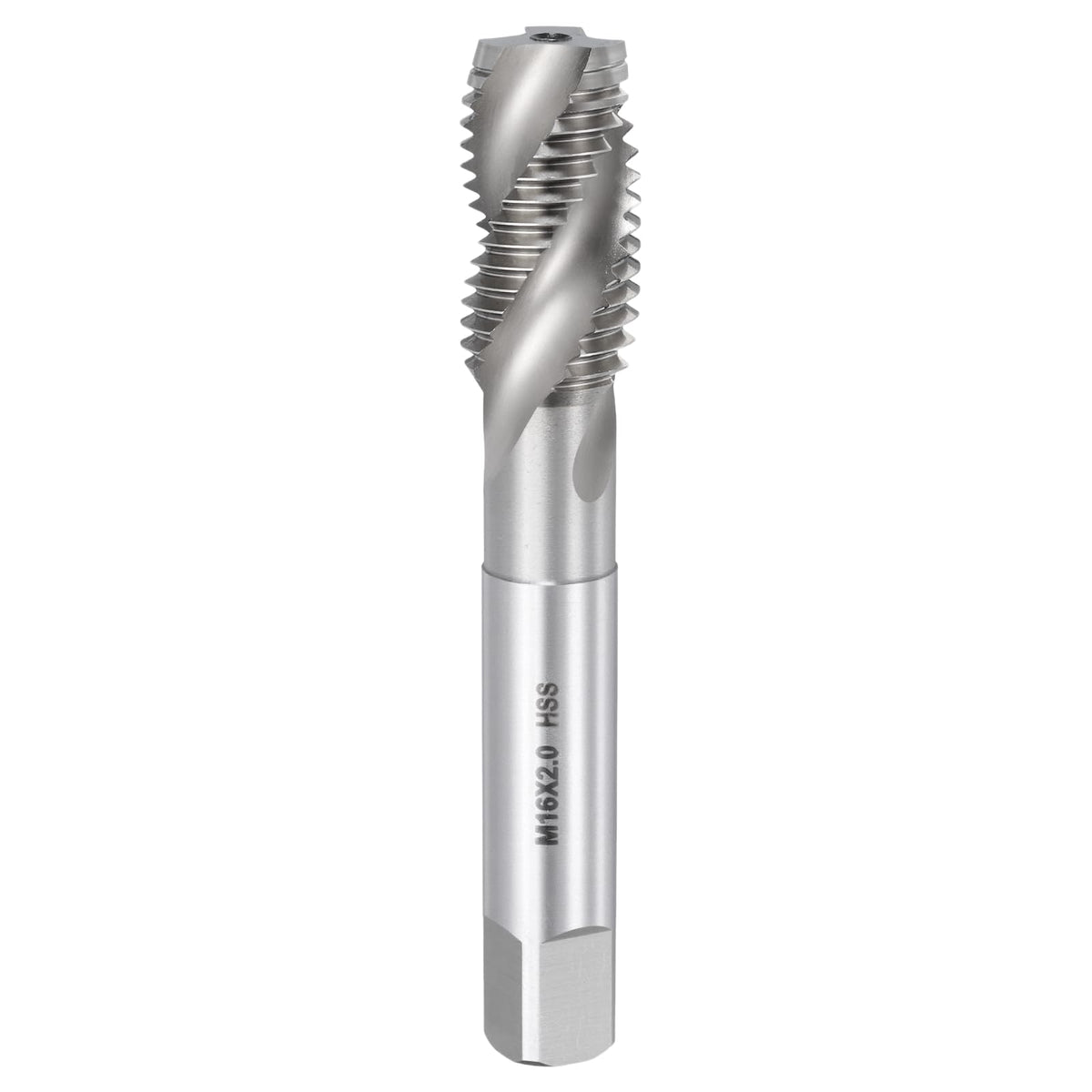 Workkyma M18 x 2.5 Spiral Flute Thread Tap M2 High Speed Steel Polished