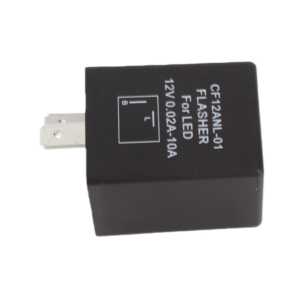 HUIOP Flasher Relay,2-Pin CF12ANL-01 Electronic Led Flasher Relay Fix Turn Signal Bulbs Hyper Flash Issue