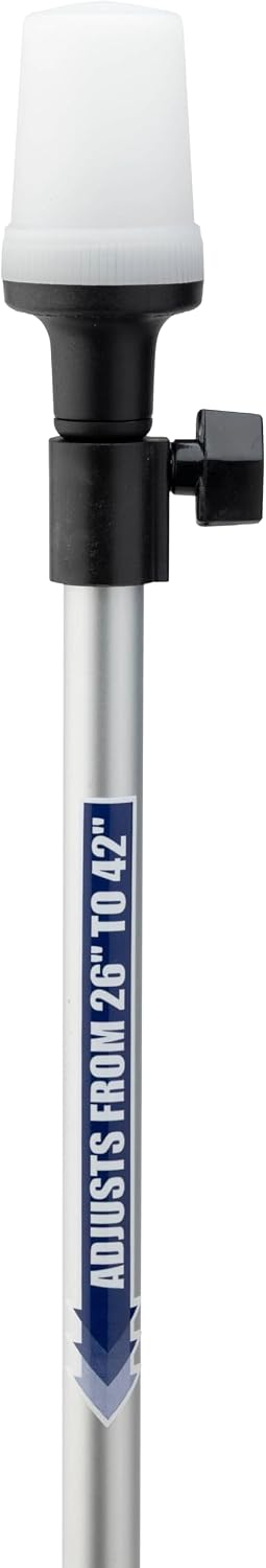 attwood LightArmor LED All-Round Telescoping Pole Boat Navigation Light 30"-48"