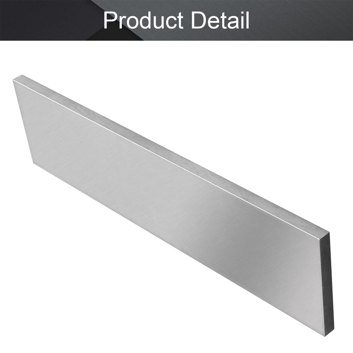 Utoolmart HSS Lathe Tool Bit 6mm x 50mm x 200mm Square Lathe Turning Tool Blanks High Speed Steel Rectangular Fly Cutter Mill Blank 1pcs