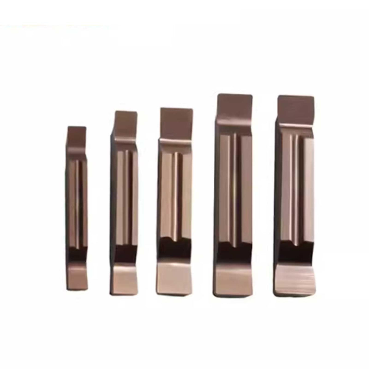 Zouzmin 10pcs Indexable Carbide Inserts Grooving Parting Tool Inserts MGGN060-MGGN600-JM Brown Coating for Stainless Steel Fine Grinding Non-Standard Decimal PointCNC Insert (MGGN060-JM)