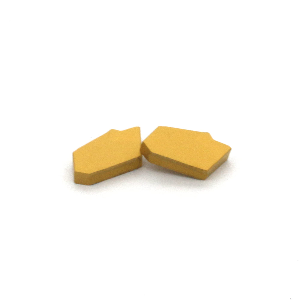 FomaSP GTN-3 (SP300) CNC Grooving Carbide Inserts Steel Fit for SPB326 Lathe Grooving Cutting Tools, CVD Yellow Coating, 10pcs