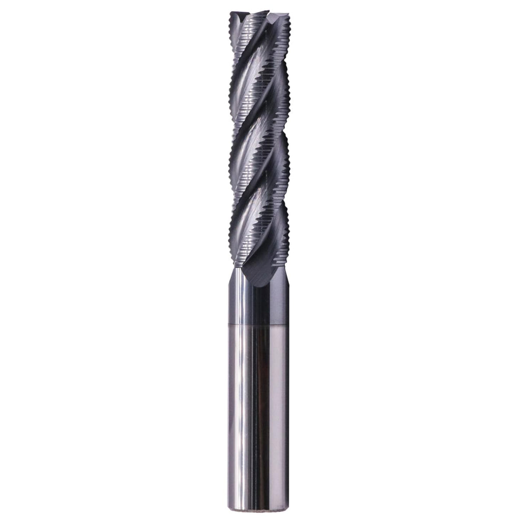 4 Flute Solid Carbide Long Roughing End Mill(1Pc, 1/2"), ALCrSiN Coated