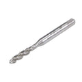 uxcell 3/16"-24 BSW Spiral Flute Thread Tap, Machine Threading Tap HSS-Cobalt Uncoated, Round Shank with Square End, H2 Tolerance