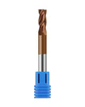 Zorqon 1/4" Carbide Roughing End Mill, 4 Flute End Mill Bits