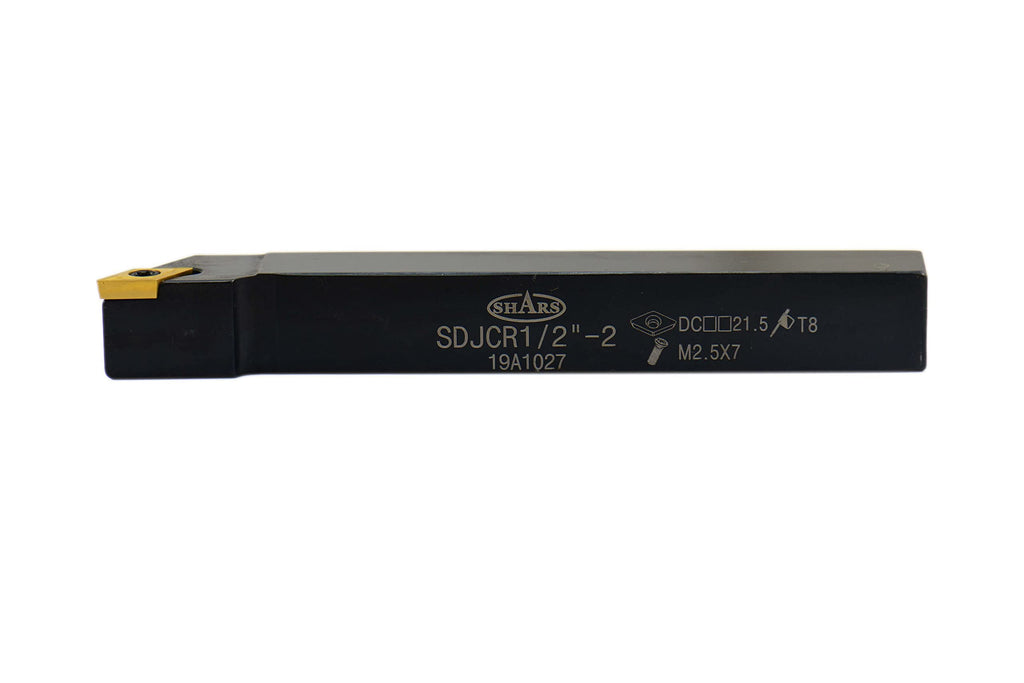Shars 1/2" Indexable Carbide Turning Tool Set 404-2890 S]