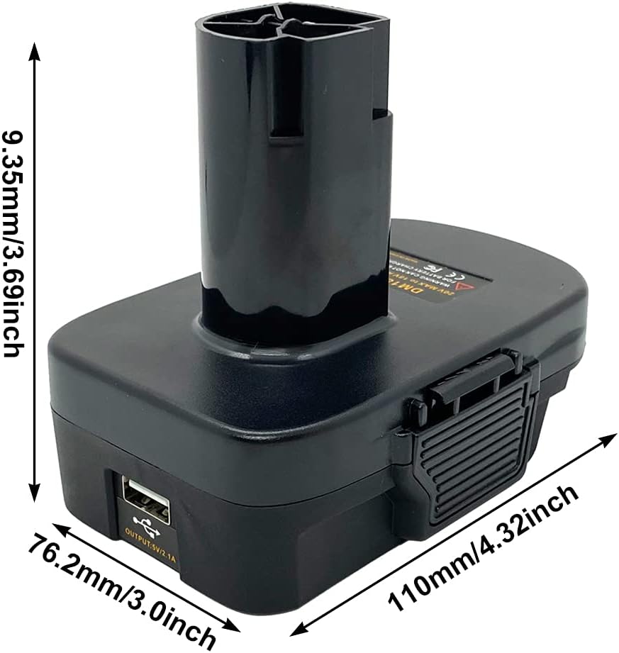 USB Battery Adapter for Craftsman C3 19.2V Cordless Tool