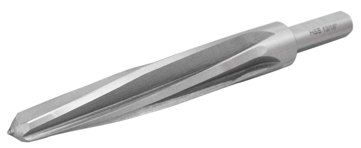 Accusize HSS Construction Reamer, 13/16 in, 3-Flat Shank, 0522-1316